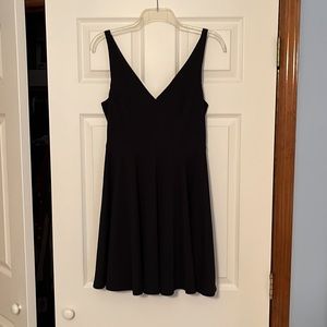 Lulus Black Fit and Flare Dress